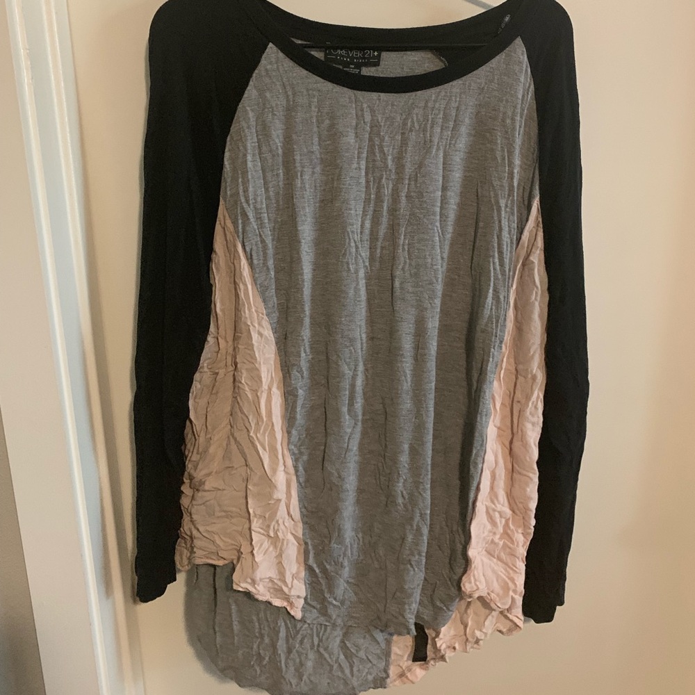 Colorblock Long Sleeve Top